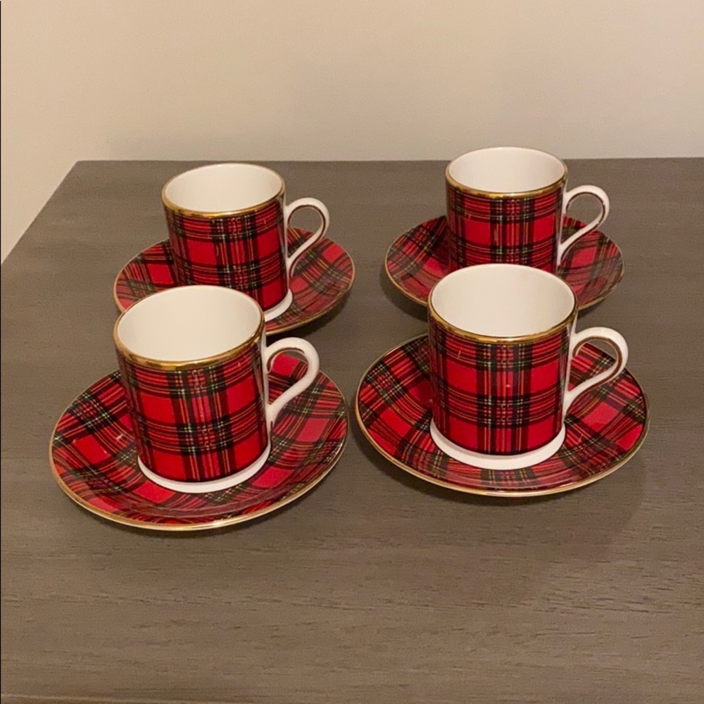 NWOB Royal Stewart by Royal Grafton Coffee Set NEW